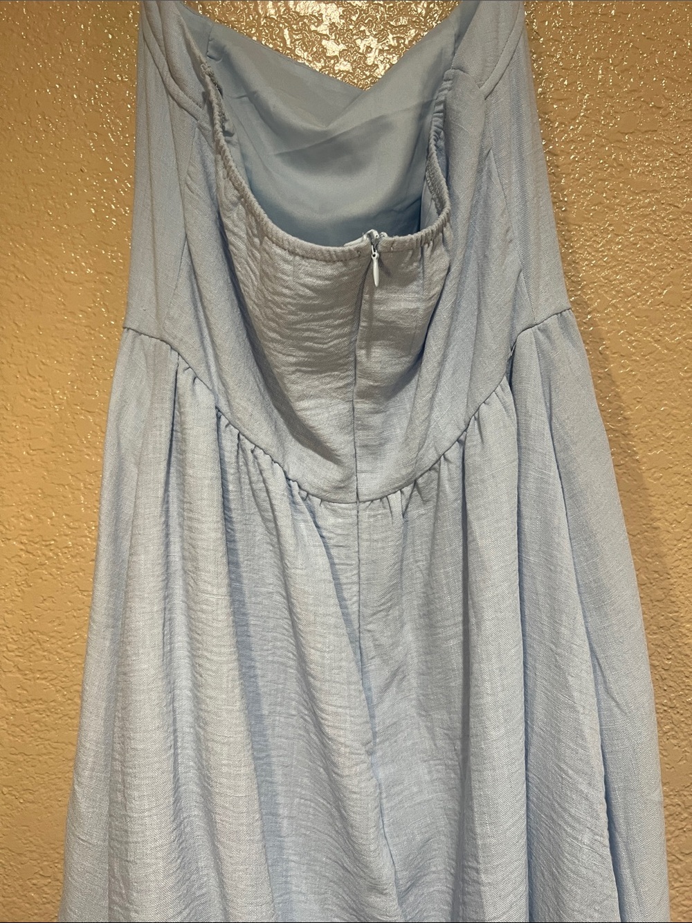 SHEIN Light Blue Halter Midi Dress - Picture 3 of 11